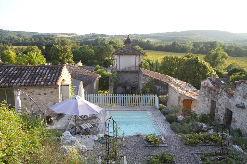 Maison de village avec piscine et jardin près de Cordes-sur-Ciel