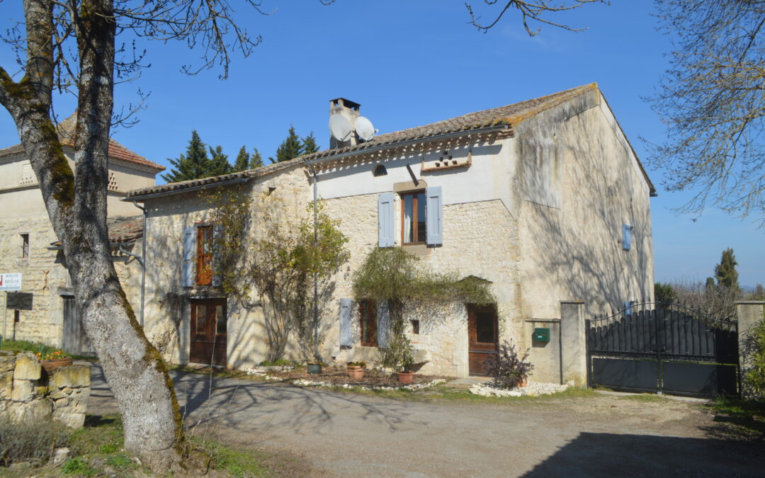 Charming village house with pool and garden near Cordes-sur-Ciel