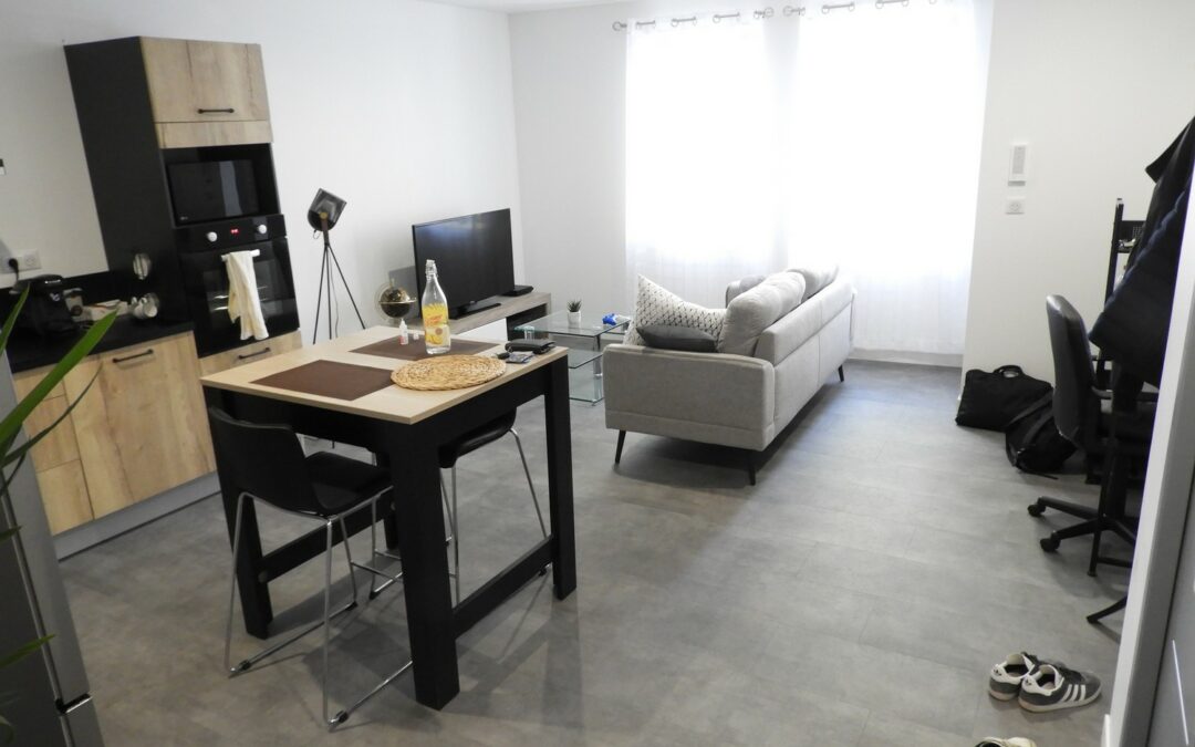 Réalmont, Appartement T2 de 53m² en REZ-DE-CHAUSSÉE avec climatisation réversible